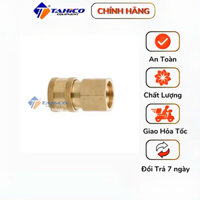 Đầu Đồng Nối Nhanh Cho Súng Rửa Xe GT1 Ren 1/4 Súng Cao Áp