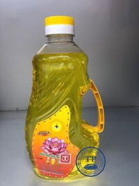 Dầu đốt đèn thờ hoa sen 2 lít đủ không mùi , không độc hại, chai mầu vàng DA186