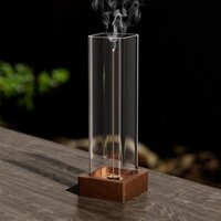 Đầu đốt hương MOBANINA, Ash Catcher Upside Down Hương đứng, Đế ổn định có thể tháo rời sáng tạo Khay gỗ Hương Trang trí nhà cửa