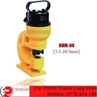 Đầu đột lỗ thủy lực HHM-60 dùng đột thanh la thép tấm dày tối đa 6mm