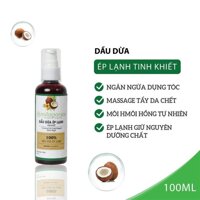 Dầu Dừa Ép Lạnh Tinh Khiết Nguyên Chất MILAGANICS 100ml (Chai)
