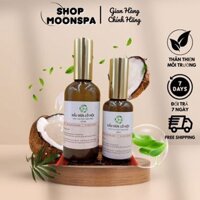 Dầu Dừa Lô hội 100ml Nguyên Chất Hỗ Trợ Mát Xa, Giảm Căng Thẳng Mệt Mỏi