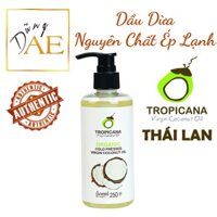 Dầu Dừa Nguyên Chất Ép Lạnh Tropicana Thái Lan - Cold-pressed virgin coconut oil TROPICANA
