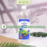 Dầu dừa nguyên chất ép lạnh hữu cơ Vietcoco - CHAI 1 LÍT - Date: 22/4/2026 - Nhà hữu cơ