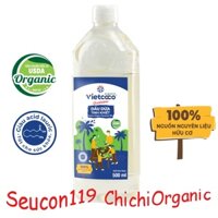 Dầu Dừa Nguyên Chất Ép Lạnh Hữu Cơ Chai 500ml / Dầu Dừa Tinh Khiết Vietcoco