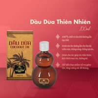 Dầu Dừa Nguyên Chất Ép Lạnh Phấn Nụ Hoàng Cung, Dưỡng Da, Dưỡng Tóc Dung Tích 100ml