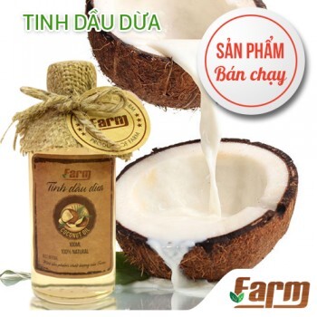 Dầu dừa nguyên chất Farm 100ml