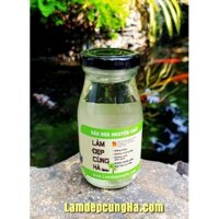 Dầu Dừa Nguyên Chất LÀM ĐẸP CÙNG HÀ - chai thủy tinh 200ml