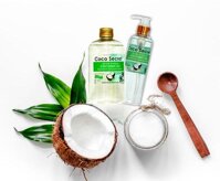 Dầu Dừa  Nguyên Chất CoCoSecret (100ML & 200ML & 500ML)  + KHUYẾN MÃI Tặng O2 Móc Dán Tường Siêu Dính