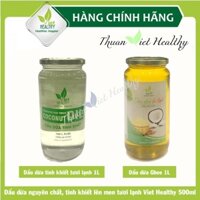 Dầu dừa viet healthy 1 lít, dầu dừa nguyên chất lên men tự nhiên, raw coconut oil viethealthy