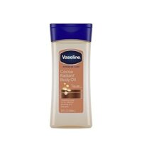 Dầu dưỡng ẩm da chiết xuất cocoa Vaseline Intensive Care Body Gel Oil Cocoa Radiant 200ml (Mỹ)