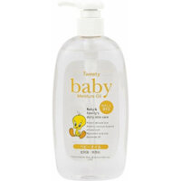DẦU DƯỠNG DA MASSAGE TOÀN THÂN CHO BÉ TWEETY BABY NHẬT BẢN (CHAI 300ML - DÙNG ĐƯỢC CHO BÉ SƠ SINH)