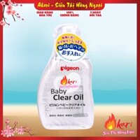 Dầu dưỡng da Pigeon Baby Clear Oil massage body em bé 80ml nội địa Nhật Bản