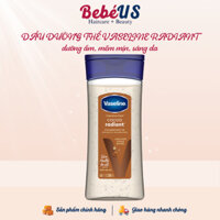 Dầu dưỡng thể chăm sóc chuyên sâu Vaseline Cocoa Radiant Body Oil 200ml