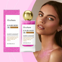 Dầu dưỡng thể Rose Gold Shimmer - Tinh chất dưỡng ẩm cho da mặt & cơ thể 90ml, dưỡng ẩm cho da với ứng dụng dễ dàng, Dầu tỏa sáng rạng rỡ