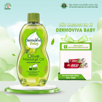 Dầu Em Bé DermoViVa Baby 200ml Chiết Xuất Từ Oliu Giúp Chăm Sóc Cơ Thể A1