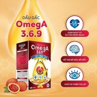 Dầu gấc Omega 369 3.6.9 Coenzyme Q10 giúp mắt sáng, não khỏe, hỗ trợ sức khỏe tim mạch hộp 60 viên BENMAX - KOZO