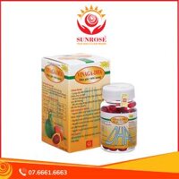 Dầu gấc Vinaga-DHA chống oxy hóa, tăng cường thị lực chai 100 viên