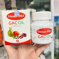 Dầu gấc Vinaga-DHA Gacoil 30 viên - Giúp sáng mắt đẹp da hiệu quả