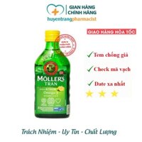 Dầu Gan Cá Tuyết Omega 3+DHA Moller'Tran Hương Chanh