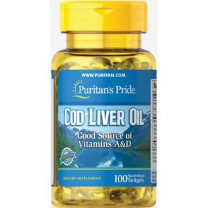 Dầu gan cá tuyết Puritan's Pride Cod Liver Oil 100 viên
