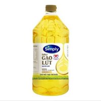 Dầu gạo lứt nguyên chất simply 2 lít