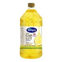 Dầu gạo lứt Simply 2L