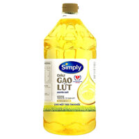 Dầu Gạo Lứt Simply Nguyên chất 100% Chai 2L