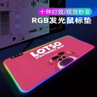 Dâu Gấu RGB Dạ Quang Miếng Lót Chuột Chơi Game Quá Khổ Dày Máy Tính Xách Tay Để Bàn Miếng Lót Dâu Gấu RGB Dạ Quang Miếng Lót Chuột Nhiều Màu Sắc Atmospherenfdfnferf93.my20250323