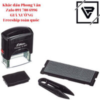 Dấu ghép chữ, in ngày sản xuất, hạn sử dụng trên nhựa, giấy, tiện lợi, dễ dùng.