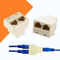 Đầu ghép nối dây cáp mạng 1-2 RJ45 CAT5E