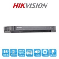 Đầu ghi hình 16 kênh Hikvision iDS-7216HQHI-M1/E( C ) Motion nhận dạng người & xe, 1 cổng SATA, add 8 camera IP