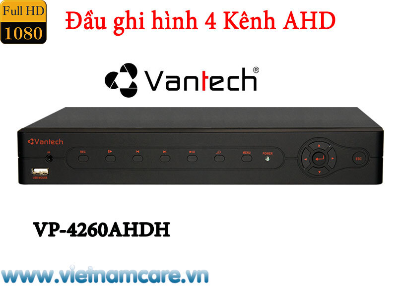Đầu ghi hình 4 kênh AHD Vantech VP-4260AHDH