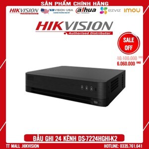 Đầu ghi hình 5 in1 Hikvision DS-7224HGHI-K2 - 24 kênh