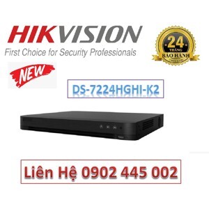 Đầu ghi hình 5 in1 Hikvision DS-7224HGHI-K2 - 24 kênh