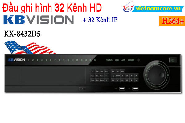 Đầu ghi hình 5in1 Kbvision KX-8432D5 - 32 kênh
