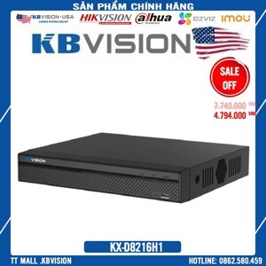 Đầu ghi hình 5in1 Kbvision KX-8216H1 - 16 kênh