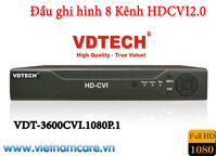 Đầu ghi hình 8 kênh HDCVI VDTECH VDT-3600CVI.1080P.1