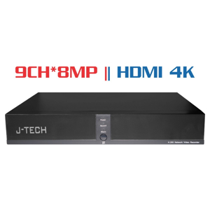 Đầu ghi hình 9 kênh IP J-Tech UHD8209