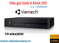 Đầu ghi hình AHD 8 kênh VANTECH VP-638AHDH