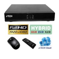 Đầu ghi hình AHD J-TECH AHD8204C (4x1/1.3/2MP, 2xSata)