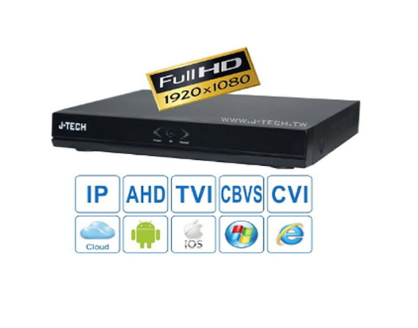 Đầu ghi hình AHD/TVI/CVI/CBVS/IP J-Tech JHY5108 - 8 kênh