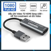 Đầu ghi hình ảnh âm thanh HDMI Video Capture chuyển đổi từ hdmi sang USB 3.0 HDMI 1080p PKCN