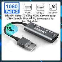 Đầu ghi hình ảnh âm thanh HDMI Video Capture chuyển đổi từ hdmi sang USB 3.0 HDMI 1080p Livestream
