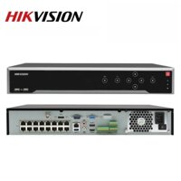 Đầu ghi hình camera IP 32 kênh H.265 HIKVISION DS-7732NI-I4(B), Kết nối qua mạng tối đa 128 kết nối, 20 cổng báo động