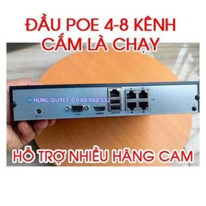 Đầu ghi hình camera IP 4 kênh HILOOK NVR-104MH-D/4P