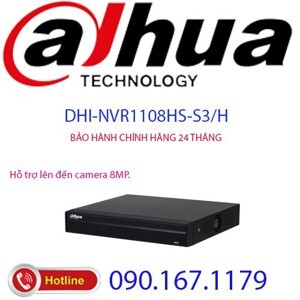 Đầu ghi hình camera IP 8 kênh DAHUA DHI-NVR1108HS-S3/H