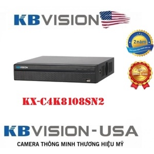 Đầu ghi hình camera IP Kbvision KX-C4K8108SN2 - 8 kênh