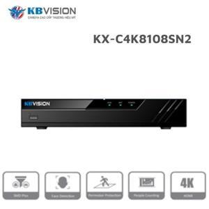 Đầu ghi hình camera IP Kbvision KX-C4K8108SN2 - 8 kênh