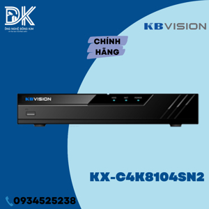 Đầu ghi hình camera IP Kbvision KX-C4K8104SN2 - 4 kênh